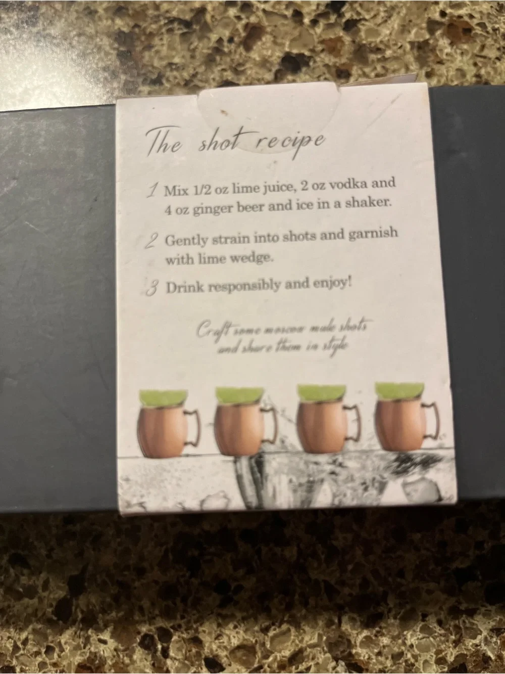 Moscow Mule Shot Mugs - Copper Finish